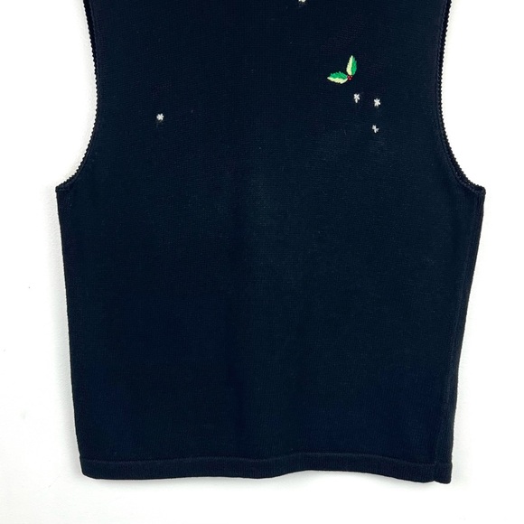 Vintage 1998 Susan Bristol Holiday Santa Sweater Vest - Picture 11 of 14